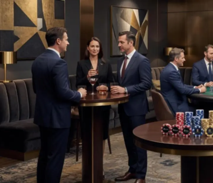 Networkingový večer s pokerem v boutique hotelu